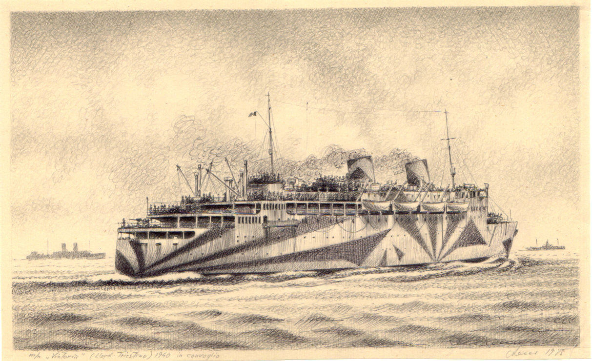 1940 - Motonave 'Victoria' - Lloyd Triestino